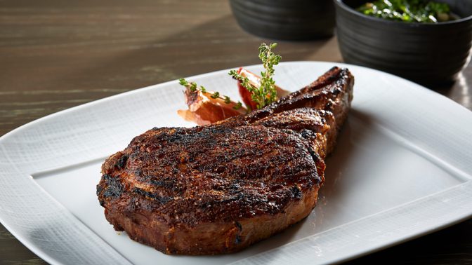12 ounce, 45-day, dry aged Prime New York Strip steak